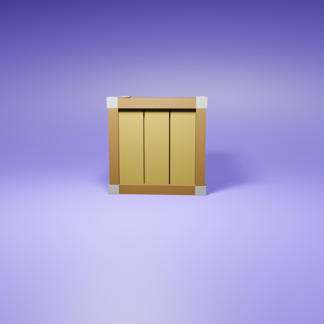 Low poly Wood Box Model 3D .c4d .max .obj .3ds .fbx .stl .blend 