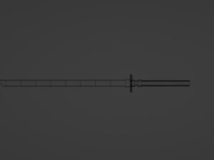 Simple Samurai Sword - Katana 3D-Modell