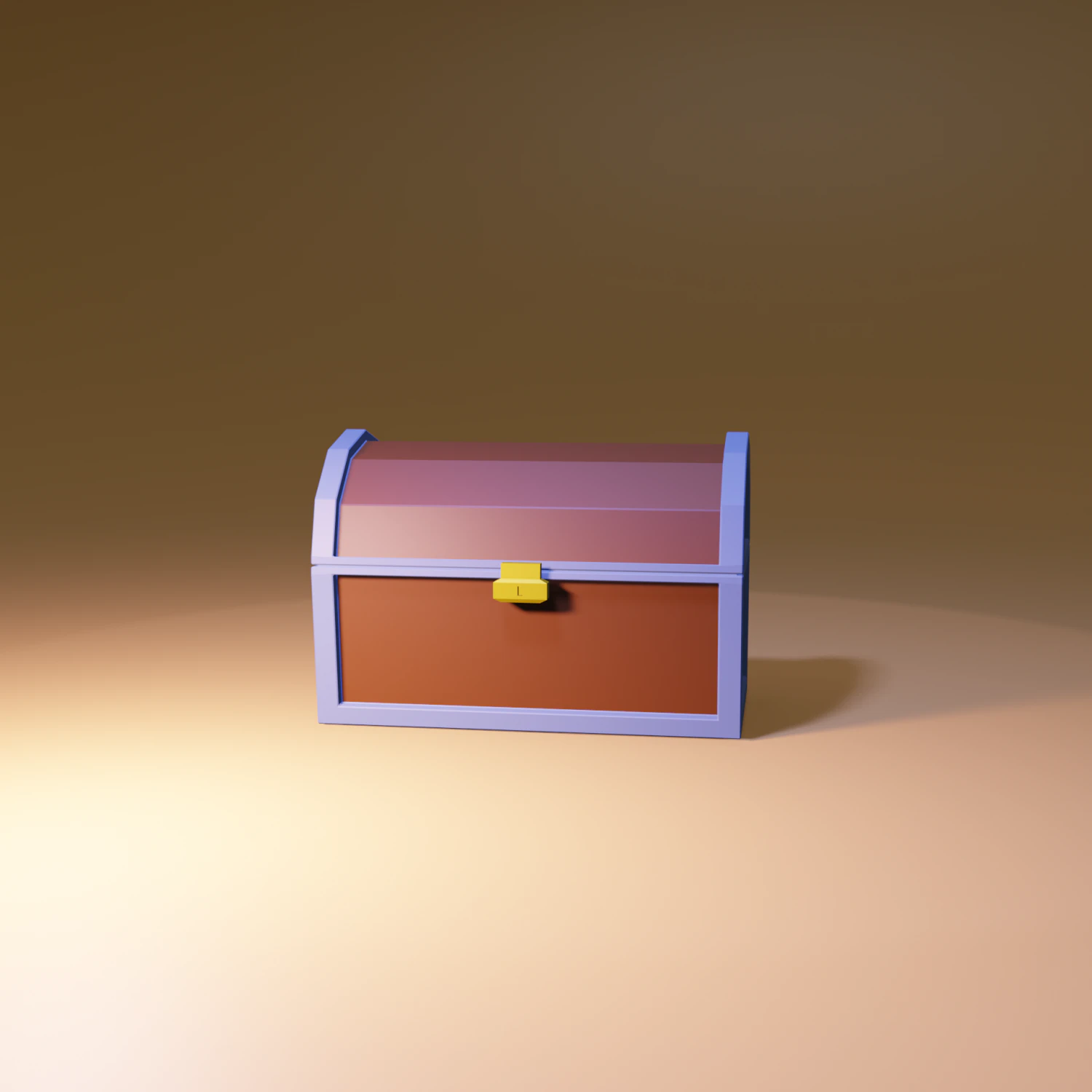 Pirate Treasure Chest 3D Model .c4d .max .obj .3ds .fbx .stl .blend 
