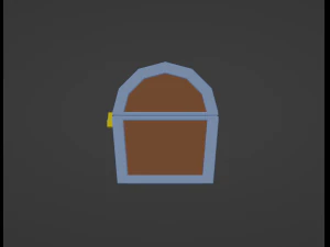 Pirate Treasure Chest 3D Model