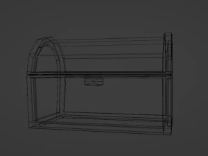 Pirate Treasure Chest 3D Model