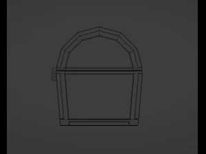 Pirate Treasure Chest 3D Model
