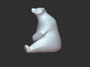 King bear 3D प्रिंट मॉडल