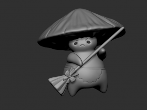 Unhappy mushroom 3Dプリントモデル