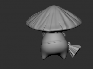 Unhappy mushroom 3Dプリントモデル