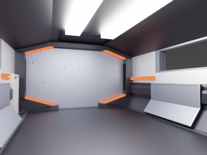 Sci-Fi House 3D Модель