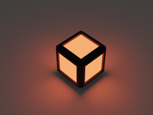 Sci-Fi Glow Box 3D 모델