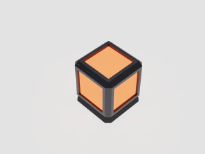Sci-Fi Glow Box 3D Model