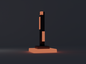 Sci-Fi Glow Monument Modelo 3D