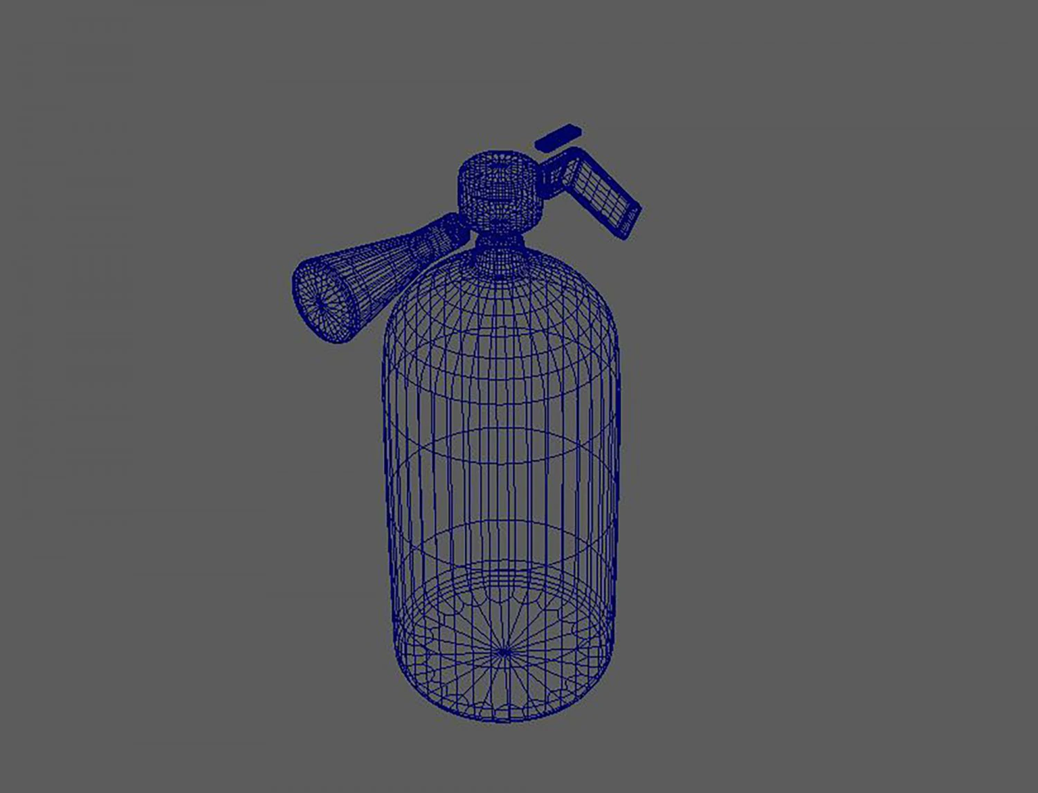 Fire Extinguisher symbol 3D Model .c4d .max .obj .3ds .fbx .stl .blend