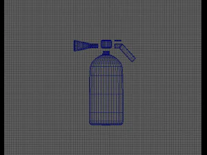 Fire Extinguisher symbol 3D Model