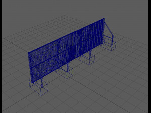 Fencing 3D Model