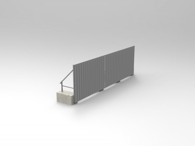Fencing 3D Model .c4d .max .obj .3ds .fbx .stl .blend 