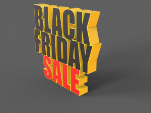 Black Friday Sale 3D Model
