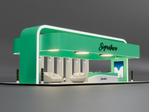 Exhibition Kiosk - 2 3D 모델
