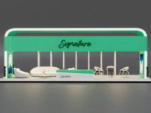 Exhibition Kiosk - 2 3D Model