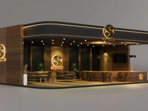 Quiosque de Exposição - 3 Modelo 3D