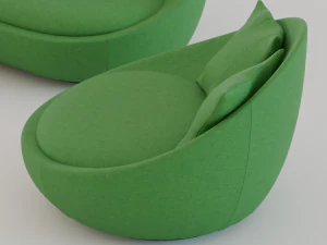 Sofa 3 - material texture 3D Model