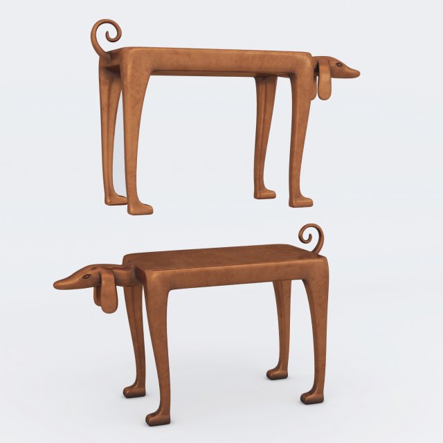 Dogtable Modelo 3D .c4d .max .obj .3ds .fbx .stl .blend 