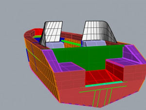 Planing boat 3D 모델