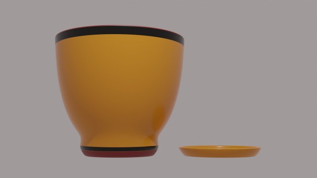 Flower pot 3D Модель .c4d .max .obj .3ds .fbx .stl .blend