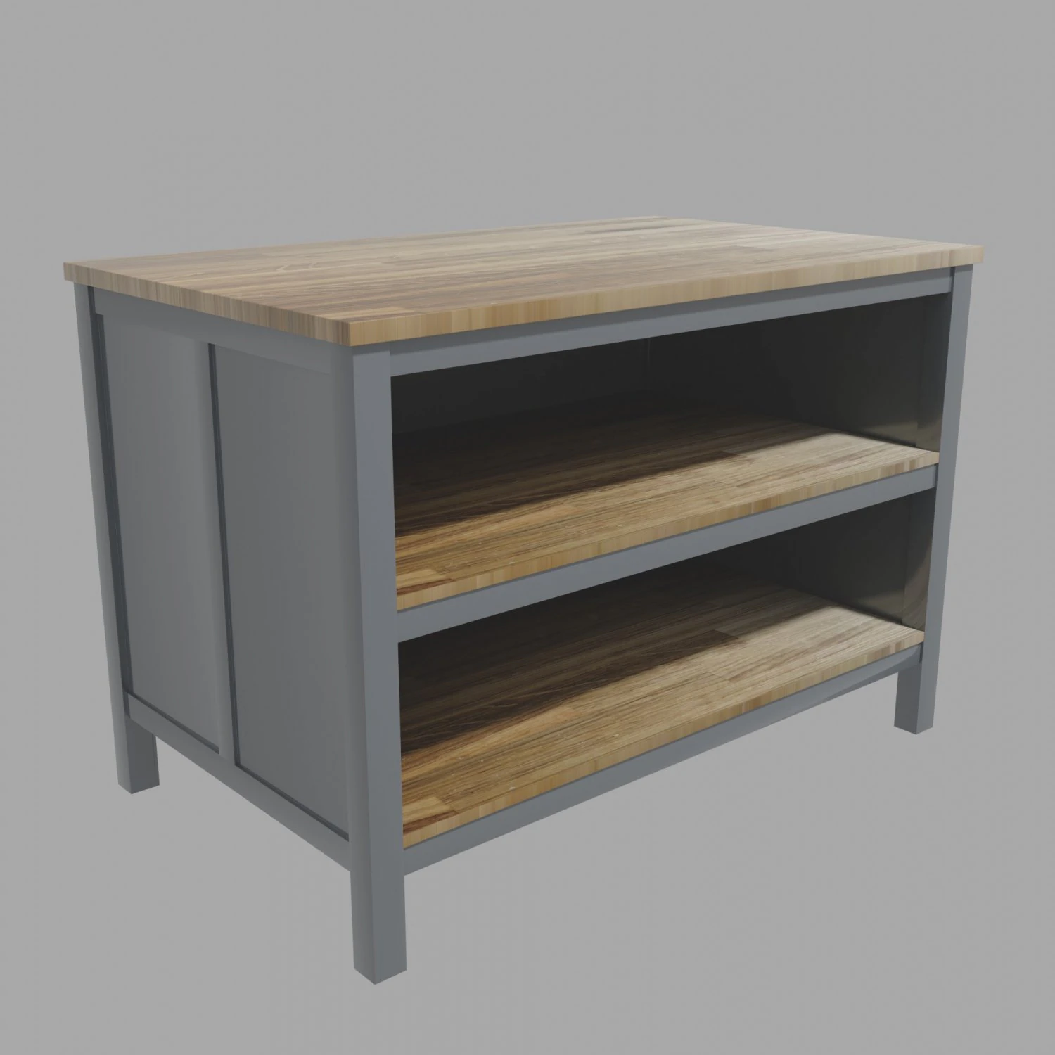 Kitchen island 3D Model .c4d .max .obj .3ds .fbx .stl .blend