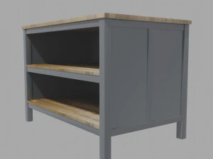 Kitchen island 3D Model