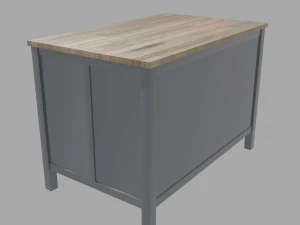 Kitchen island 3D Model