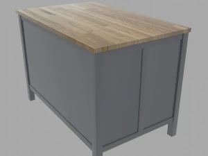 Kitchen island 3D Model