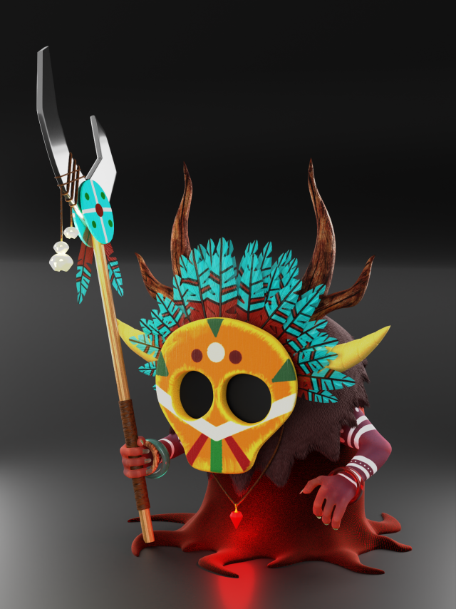 Shaman Modelo 3D .c4d .max .obj .3ds .fbx .stl .blend 