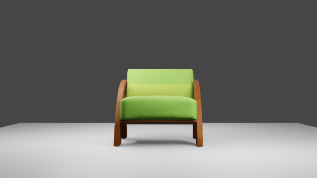 Cushion Chair Modelo 3D .c4d .max .obj .3ds .fbx .stl .blend 