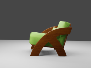 Cushion Chair Modelo 3D