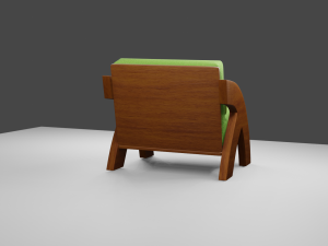 Cushion Chair Modelo 3D