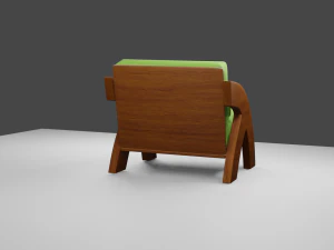 Cushion Chair 3D Model