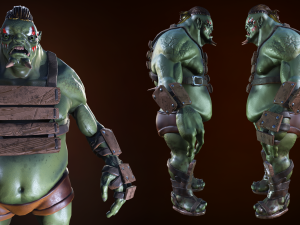 Angry orc 3D Модель