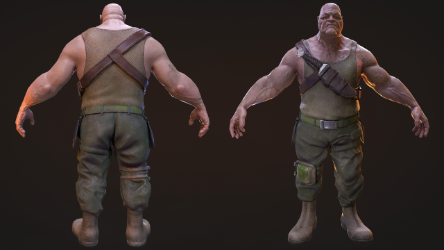 Ogrin from the game Darktide 3D Модель .c4d .max .obj .3ds .fbx .stl .blend