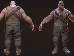 Ogrin from the game Darktide 3D 모델