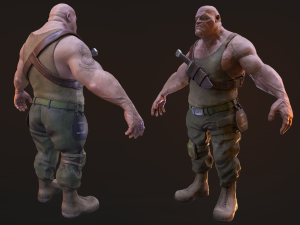 Ogrin from the game Darktide 3D Модель