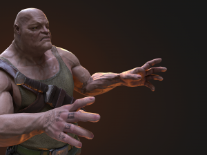 Ogrin from the game Darktide 3D Модель