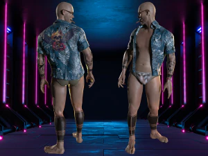 Man with tattoos 3D Model