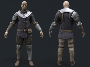 Castle guard 3D Model