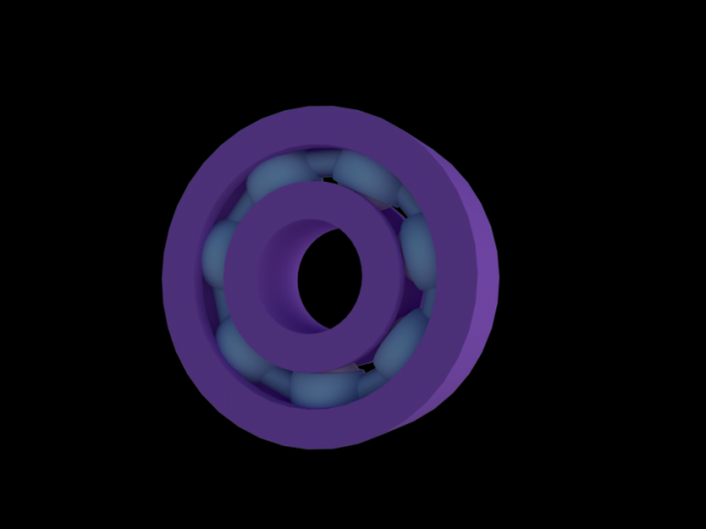 Bearing 3D Модель .c4d .max .obj .3ds .fbx .stl .blend 