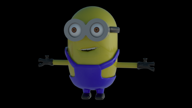 MiniMinion 3D मॉडल .c4d .max .obj .3ds .fbx .stl .blend 