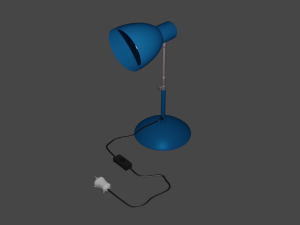 Electric table lamp 3D Модель