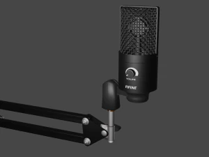 फ़िफ़िन T669 कंडेनसर माइक्रोफ़ोन 3D मॉडल