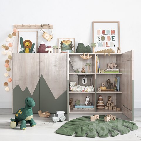Decor Setfor Childrens Rooms Modèle 3D .c4d .max .obj .3ds .fbx .stl .blend 