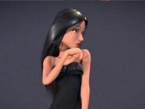 Ming Mei Rigged Woman Character 3Dモデル