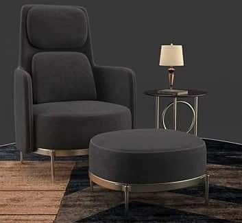 Sofa 3D Model .c4d .max .obj .3ds .fbx .stl .blend 