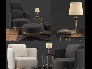 Sofa 3D मॉडल
