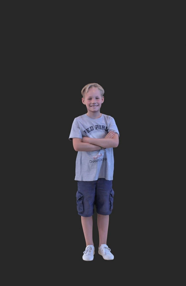 Child 3D Model .c4d .max .obj .3ds .fbx .stl .blend 